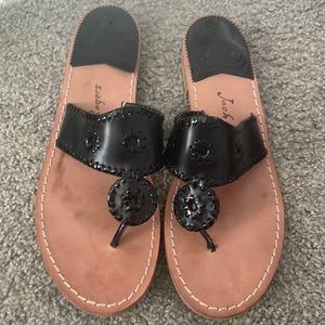 Jack Rogers Black Sandals